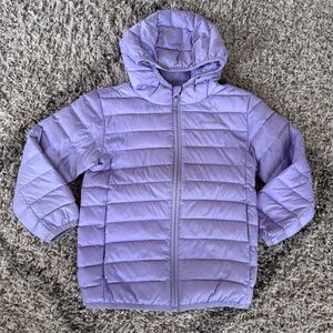 Eddie Bauer Girls Cirruslite Down Hooded Jacket coat size XXS (4)